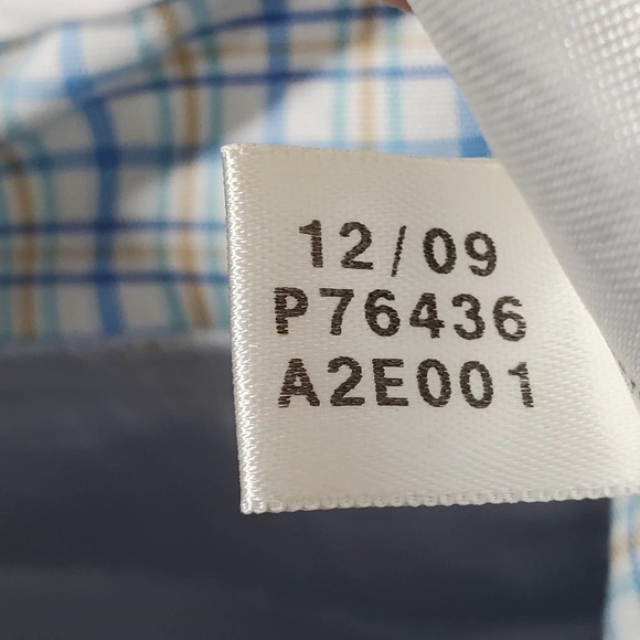 Adidas Athletic Bermuda Golf Shorts Plaid Blue Yellow Size 8 - Picture 7 of 9